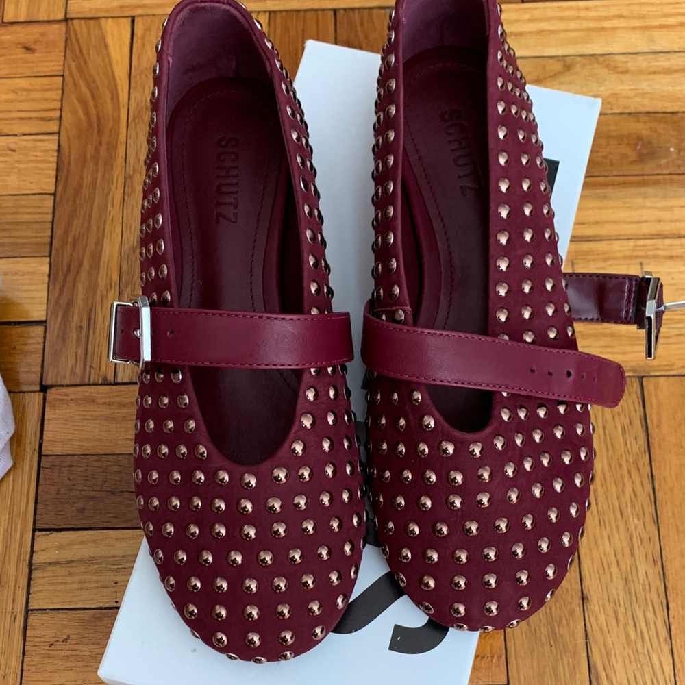 Schutz Elza Shine Flats